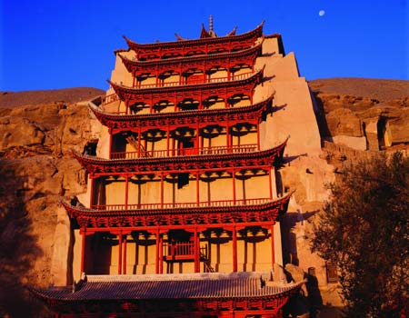 Chrám v Dunhuangu